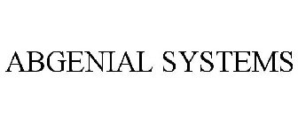 ABGENIAL SYSTEMS