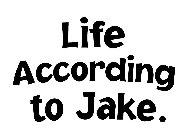 LIFE ACCORDING TO JAKE.