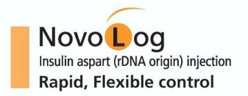NOVOLOG INSULIN ASPART (RDNA ORIGIN) INJECTION RAPID, FLEXIBLE CONTROL