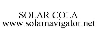 SOLAR COLA WWW.SOLARNAVIGATOR.NET