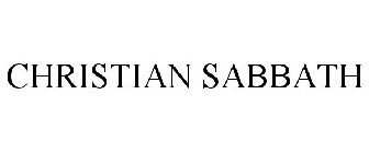 CHRISTIAN SABBATH