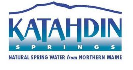 KATAHDIN SPRINGS NATURAL SPRING WATER FROM NORTHERN MAINE