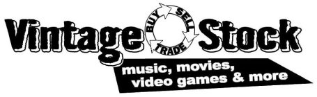 VINTAGE STOCK BUY SELL TRADE MUSIC, MOVIES, VIDEO GAMES & MORE