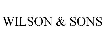 WILSON & SONS