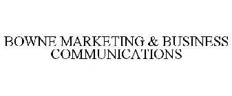 BOWNE MARKETING & BUSINESS COMMUNICATIONS