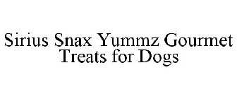 SIRIUS SNAX YUMMZ GOURMET TREATS FOR DOGS