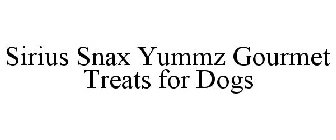 SIRIUS SNAX YUMMZ GOURMET TREATS FOR DOGS