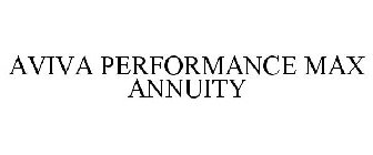 AVIVA PERFORMANCE MAX ANNUITY