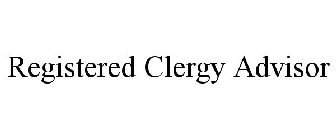 REGISTERED CLERGY ADVISOR