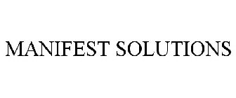 MANIFEST SOLUTIONS
