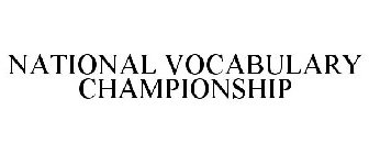 NATIONAL VOCABULARY CHAMPIONSHIP