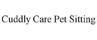 CUDDLY CARE PET SITTING