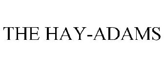 THE HAY-ADAMS