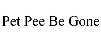 PET PEE BE GONE