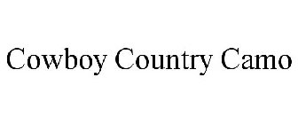 COWBOY COUNTRY CAMO
