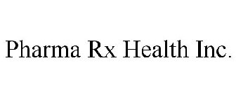 PHARMA RX HEALTH INC.