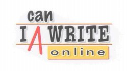I CAN WRITE ONLINE