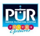 PUR WATER FILTRATION SYSTEM FLAVOR OPTIONS