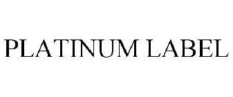 PLATINUM LABEL