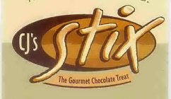 CJ'S STIX THE GOURMET CHOCOLATE TREAT