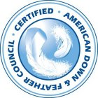 AMERICAN DOWN & FEATHER COUNCIL · CERTIFIED ·