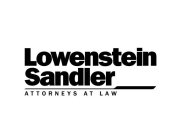 LOWENSTEIN SANDLER ATTORNEYS AT LAW