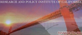 RESEARCH AND POLICY INSTITUTE OF CALIFORNIA BRIDGING THE GAP