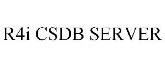 R4I CSDB SERVER