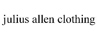 JULIUS ALLEN CLOTHING
