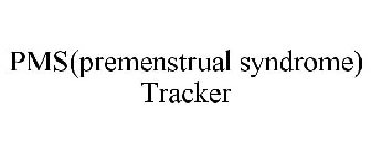 PMS(PREMENSTRUAL SYNDROME) TRACKER