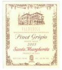 PINOT GRIGIO VALDADIGE SANTA MARGHERITA DENOMINAZIONE DI ORIGINE CONTROLLATA WHITE WINE 2005 PRODUCT OF ITALY NET CONT. 750 ML ALC. 12% BY VOL.