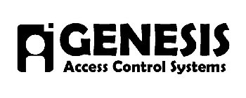 I GENESIS ACCESS CONTROL SYSTEMS