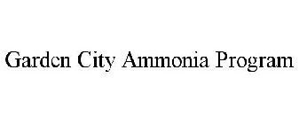 GARDEN CITY AMMONIA PROGRAM