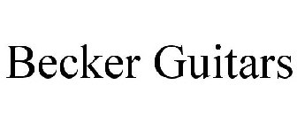 BECKER GUITARS