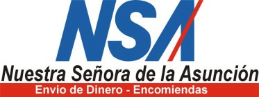 NSA NUESTRA SEÑORA DE LA ASUNCIÓN ENVIO DE DINERO - ENCOMIENDAS