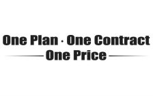 ONE PLAN · ONE CONTRACT ONE PRICE