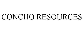 CONCHO RESOURCES