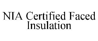 NIA CERTIFIED FACED INSULATION