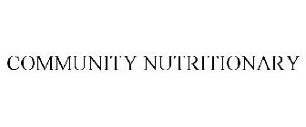 COMMUNITY NUTRITIONARY