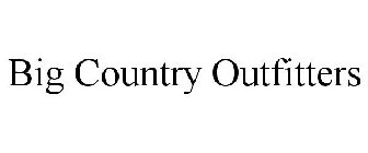 BIG COUNTRY OUTFITTERS