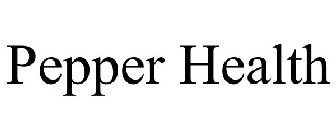 PEPPER HEALTH