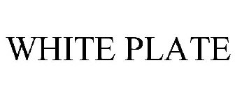 WHITE PLATE