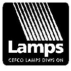 LAMPS CEFCO LAMPS DIVISION