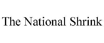 THE NATIONAL SHRINK