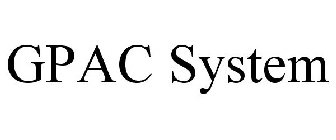 GPAC SYSTEM