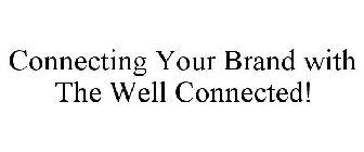 CONNECTING YOUR BRAND WITH THE WELL CONNECTED!