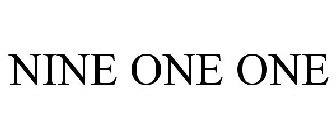 NINE ONE ONE