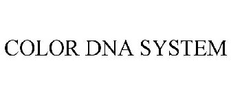 COLOR DNA SYSTEM