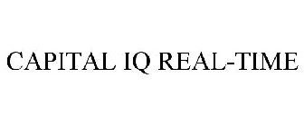 CAPITAL IQ REAL-TIME