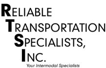 RELIABLE TRANSPORTATION SPECIALISTS, INC. YOUR INTERMODAL SPECIALISTS